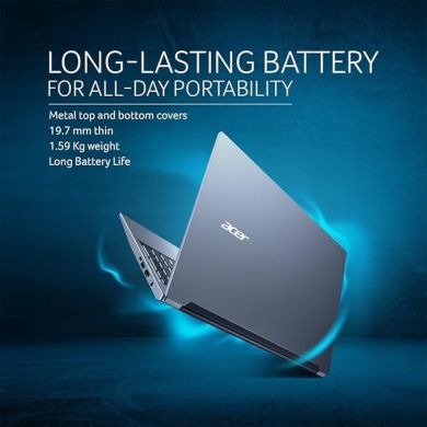 Acer Aspire Lite, 13th Gen Intel Core i3-1305U, 8GB RAM, 512GB SSD, FHD, 15.6"/39.62cm, Windows 11 Home, Steel Gray, 1.59KG, AL15-53, Metal Body, Thin and Light Premium, Laptop
