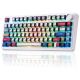 AULA F75 75% WIRELESS RGB BACKLIT TRI-MODE GAMING MECHANICAL KEYBOARD WITH KNOB | 80 KEYS COMPACT KEYBOARD, PRE-LUBED GASKET HOT-SWAPPABLE | BLUETOOTH/2.4GHZ/TYPE-C | COMIC KEYCAP - REAPER SWITCHES