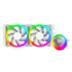 ANT ESPORTS ICE CHROMA ML240 ARGB LIQUID COOLER - WHITE