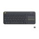 LOGITECH K400 PLUS WIRELESS TOUCH KEYBOARD