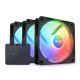 NZXT F120 RGB CORE 120MM CABINET FAN BLACK TRIPLE PACK (RF-C12TF-B1)