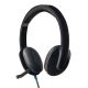 LOGITECH H540 STEREO WIRED ON EAR HEADPHONES WITH MIC WITH NOISE-CANCELLING USB
