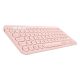 LOGITECH K380S WIRELESS MULTI-DEVICE BLUETOOTH KEYBOARD ROSE