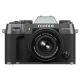 FUJIFILM X-T50 40 MP APS-C X-TRANS SENSOR|RETRO STYLE MIRRORLESS CAMERA|4K/6.2K VLOGGING|HIGH SPEED RECORDING FHD 240FPS|ADVANCE AF WITH 15-45MM OPTICAL ZOOM LENS F/3.5-5.6 - CHARCOAL