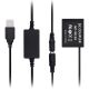 FUJIFILM CP-W126 USB POWER KIT DC COUPLER DUMMY BATTERY REPLACE OF NP-W126 BATTERY WITH USB DC CONVERTER POWER CABLE SINGLE USB INPUT COMPATIBLE WITH X-T2 X-T3 X-T10 X-T20 X-T100 XH1 X100F XA3'
