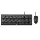 HP C2500 MULTIMEDIA SLIM USB WIRED KEYBOARD AND OPTICAL MOUSE COMBO (J8F15AA)