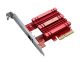 ASUS XG-C100C 10GBASE-T PCIE NETWORK ADAPTER, RED