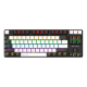 ANT ESPORTS MK4500 PRO 3IN1 WIRELESS / BT / WIRED TKL MECHANICAL BACKLIT GAMING KEYBOARD BLACK (RED SWITCH) (BIS.R-41211141)