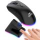 ANT ESPORTS GM900 WIRELESS OPTICAL GAMING MOUSE WITH CHARGING DOCK - BLACK
