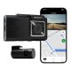IZI Drive Plus+ 4K Dual Channel Dash Camera with GPS, 3inch HD Screen, 170 Wide Angle, Night Vision, G-Sensor, WiFi, ADAS, Emergency Recording, Made for Indian Roads, Optional Car Parking Monitor