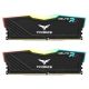 TEAMGROUP T-FORCE DELTA RGB 32GB (16GBX2) DDR4 3600MHZ DESKTOP RAM (BLACK)