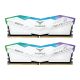 TEAMGROUP T-FORCE DELTA RGB 32GB (16GBX2) DDR5 6400MHZ DESKTOP RAM (WHITE)