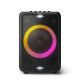 PHILIPS AUDIO TAX3206/94 80W BLUETOOTH PARTY SPEAKER WITH 14 HOURS PLAY TIME, KARAOKE FEATURES, GUITAR AND MIC INPUT, PARTY LIGHTS AND CARRY HANDLE (BLACK)