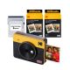 KODAK MINI SHOT 3 RETRO 4PASS 2-IN-1 INSTANT CAMERA AND PHOTO PRINTER (3X3 INCHES) + 68 SHEETS BUNDLE, YELLOW