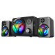 ANT ESPORTS GS350 PRO 2.1 STEREO GAMING SPEAKERS 15W, USB POWERED BLUETOOTH DESKTOP SPEAKER PLUS 3.5 MM AUX-IN, IN-LINE VOLUME CONTROL, RGB LED LIGHTS MULTIMEDIA SPEAKERS FOR PC, LAPTOP, TABLET, CELLP