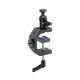 Elgato Heavy Clamp Professional Mount with Ball Head and 4x 1/4 inch holes, Ultra Secure and Durable, Mount on Desks, Shelves, Poles, perfect for Cameras, Lights, Flash