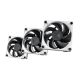 HYTE THICC FP12 FAN 3 PACK BLACK WHITE