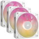 CORSAIR FAN RX RGB MAX SERIES, ICUE LINK RX120 RGB MAX WHITE, 120MM RGB FAN, TRIPLE FAN KIT- CO-9051038-WW