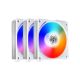 LIAN LI UNIFAN AL120 ARGB CABINET FAN TRIPLE PACK WHITE