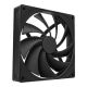 NZXT 140MM QUIET AIRFLOW FANS - SINGLE PACK (BLACK) - RF-Q14SF-B2
