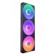 NZXT F360 RGB CORE FAN (SINGLE FRAME) - BLACK- RF-U36HF-B1