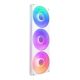 NZXT F360 RGB CORE FAN (SINGLE FRAME) - WHITE- RF-U36HF-W1