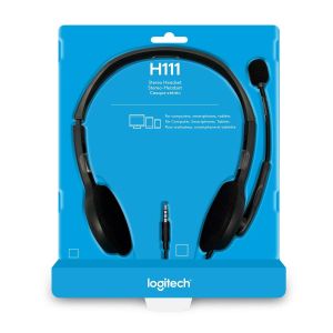 LOGITECH H111 WIRED STEREO HEADSET WITH MIC