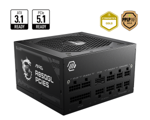 MSI MAG A850GL PCIE5 850W 80 PLUS GOLD FULLY MODULAR SMPS atx 3.1
