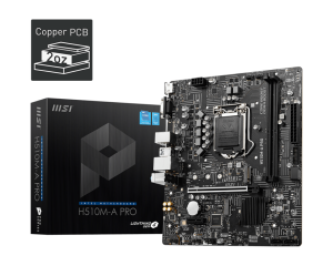 MSI H510M-A PRO MOTHERBOARD, MICRO-ATX