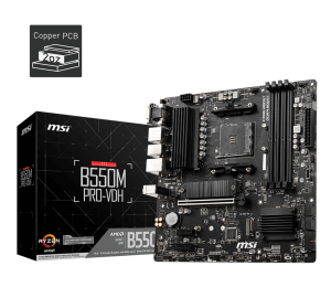 MSI B550M PRO VDH AMD AM4 MOTHERBOARD