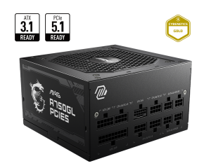 MSI MAG A750GL PCIE5 750W 80 PLUS GOLD ATX 3.1 FULLY MODULAR SMPS