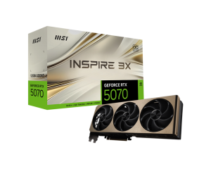 MSI RTX 5070 INSPIRE 3X OC 12GB GDDR7 GRAPHICS CARD (G5070-12)