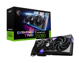 MSI GEFORCE RTX 5080 GAMING TRIO OC 16GB GDDR7 GRAPHIC CARD