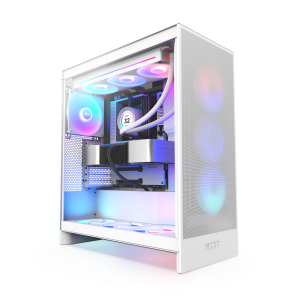 NZXT CHASSIS H SERIES H7 (2024) FLOW WITHOUT PSU WHITE COLOR- CM-H72FW-01