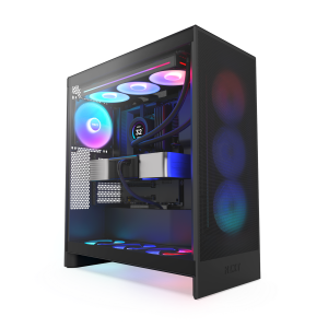NZXT CHASSIS H SERIES H7 (2024) FLOW WITHOUT PSU BLACK COLOR - CM-H72FB-01