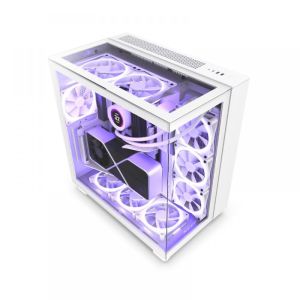 NZXT H9 ELITE MID-TOWER ATX CABINET WHITE CM-H91EW-01