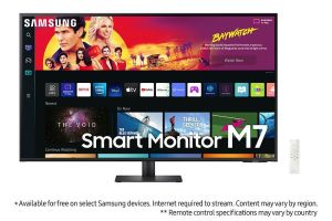 SAMSUNG 43 INCH LS43BM700UWX UHD SMART MONITOR