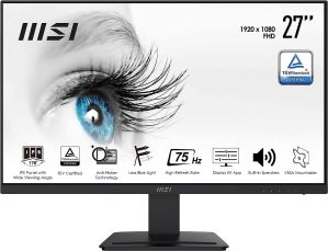 MSI PRO 27 INCH MP273 FHD IPS PROFESSIONAL MONITOR