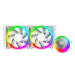 ANT ESPORTS ICE CHROMA ML240 ARGB LIQUID COOLER - WHITE