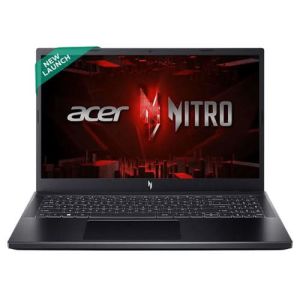 Acer Nitro V15 ANV15-52 Gaming Laptop (13th Gen Intel Core i7/ 16GB RAM/ 512GB SSD/ 15.6 Inch (39.62 cm) FHD IPS Display/ 8GB-NVIDIA GeForce RTX 5060 Graphics/ MS-Office/ Windows 11) UN.QZASI.002