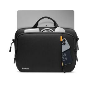 TOMTOC DEFENDER-A30 LAPTOP SHOULDER BAG BLACK-15.6 INCH