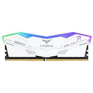 TEAMGROUP T-FORCE DELTA RGB 16GB (16GBX1) DDR5 5200MHZ DESKTOP RAM (WHITE)