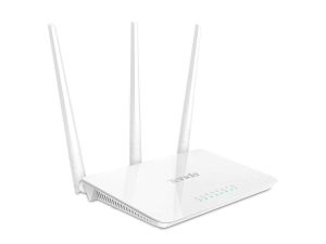 TENDA F3 300MBPS WI-FI ROUTER, EASY SETUP, WPS BUTTON, PARENTAL CONTROL, BANDWIDTH CONTROL, WI-FI SCHEDULE, WITH 3 * 5DBI HIGH POWER EXTERNAL ANTENNAS (WHITE, N300 F3)