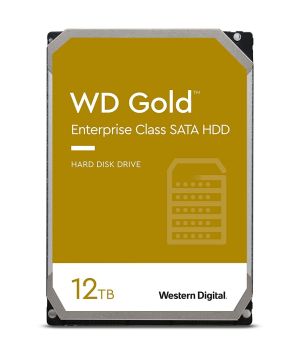 WESTERN DIGITAL 12TB GOLD INTERNAL SATA HARD DRIVE