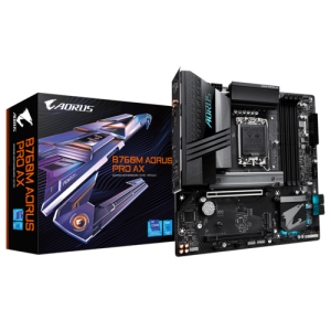 GIGABYTE GA-B760M AORUS PRO AX DDR5 INTEL LGA1700 MOTHERBOARD