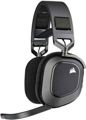 CORSAIR HS80 RGB WIRELESS HEADSET CARBON