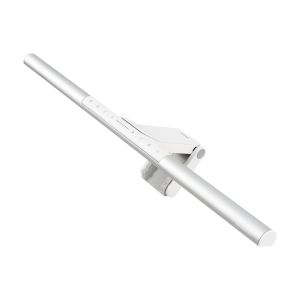 BenQ ScreenBar Pro Monitor Light Bar, LED Screen Lamp with Motion Sensor, Touch Control, USB-C Silver