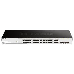DLINK SYSTEMS 28-PORT GIGABIT WEB SMART SWITCH INCLUDING 4 GIGABIT SFP PORTS (DGS-1210-28)