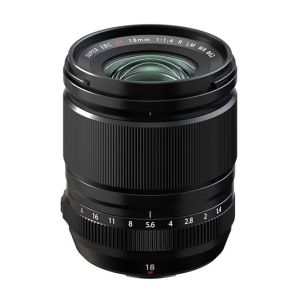 FUJIFILM FUJINON XF18MMF1.4 R LM WR PRIME LENS - BLACK (APERTURE RING, LINEAR MOTOR, WEATHER RESISTANCE)