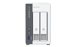 QNAP TS-216G 2-BAY NAS, QUAD-CORE CPU, 2.5GBE, 4GB RAM, BLACK, RACK MOUNT, COMPATIBLE WITH HARD DRIVE, DISK DRIVE
